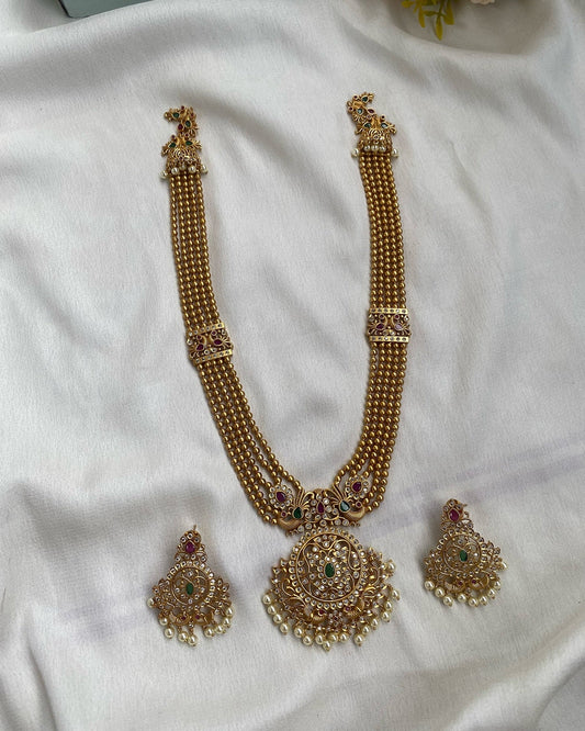 Kanaushri Hot selling Mala Necklace set