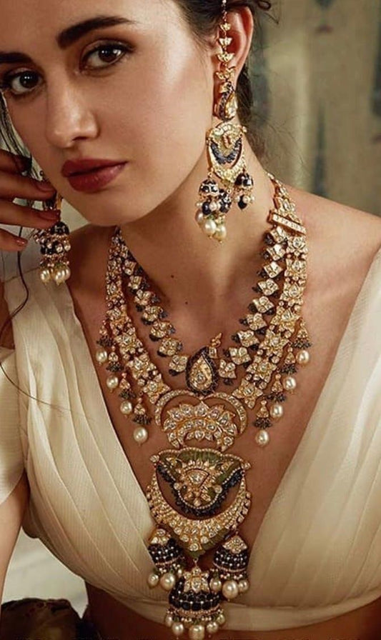 Women Special Set with Diamond Work