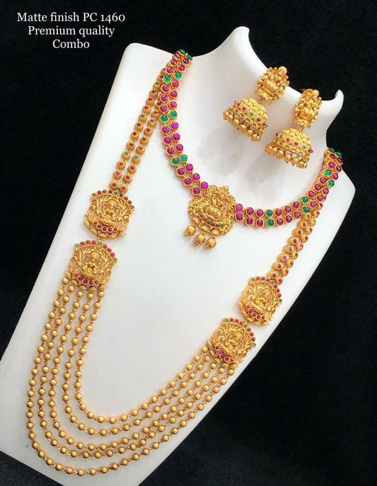 Swarna Sculpt Designer Necklace Set